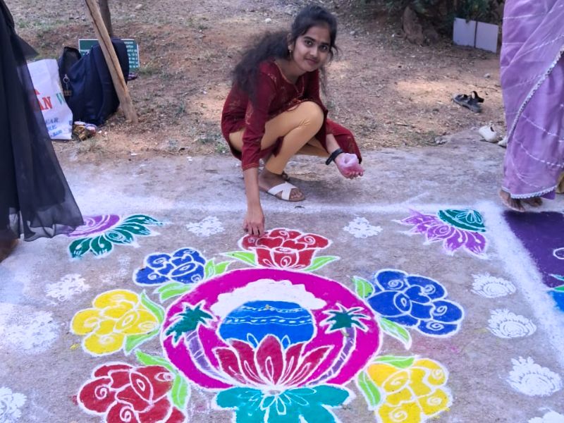 pongal celebrations at anurag pharmacy college