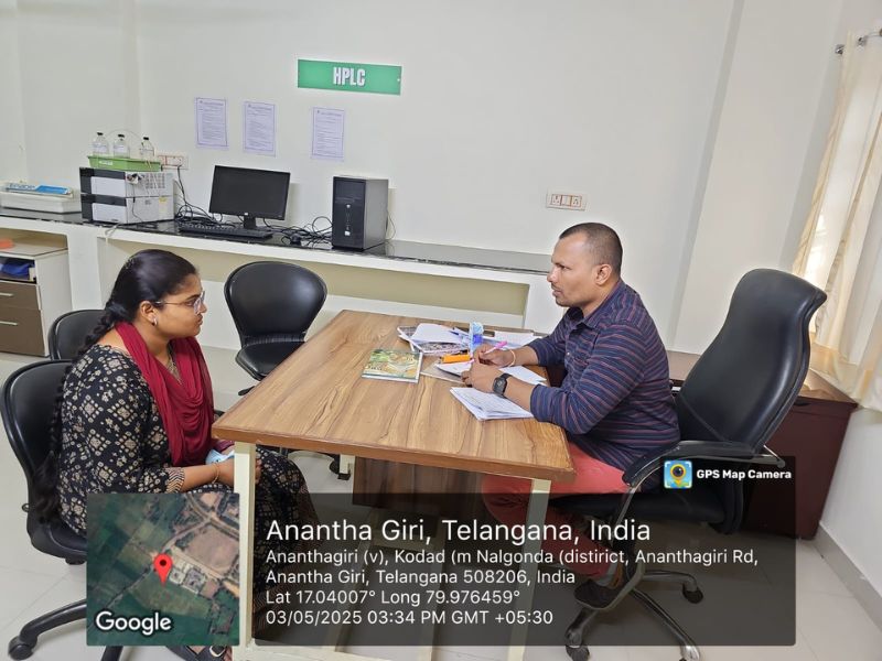 msn laboratories placement drive 2025 at anurag pharmacy college