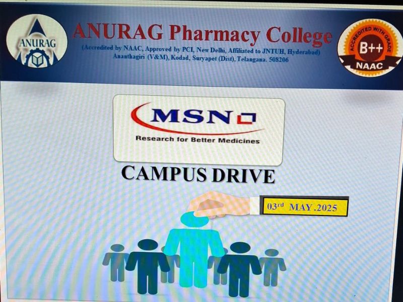 msn laboratories placement drive 2k25