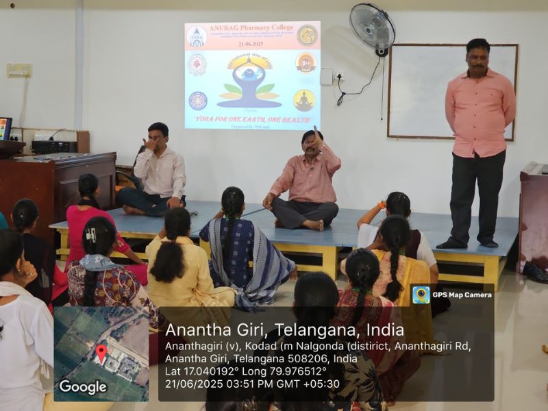 anrp students celebrating international yoga day