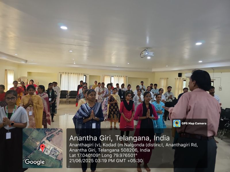 international yoga day 2025 at anrp college
