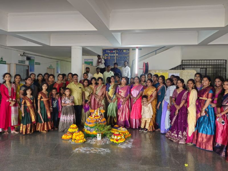 bathukamma 2025 at anrp college