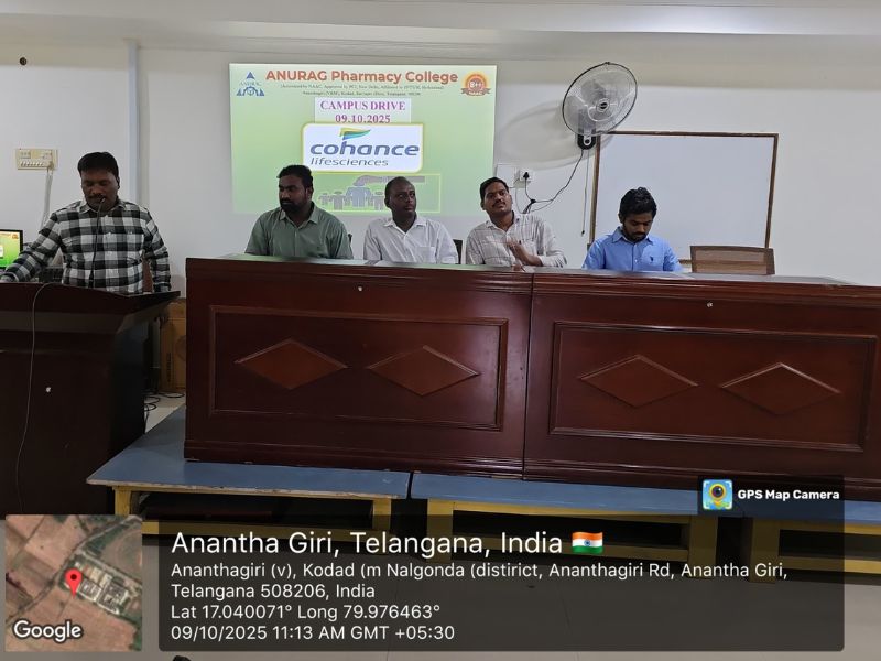 cohance lifesciences campus drive at anrp college 2k25