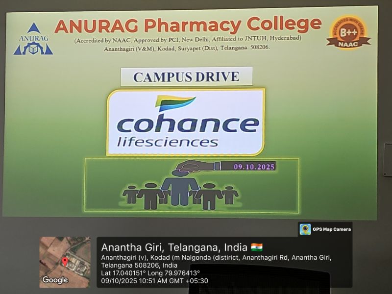 cohance lifesciences campus drive at anrp college