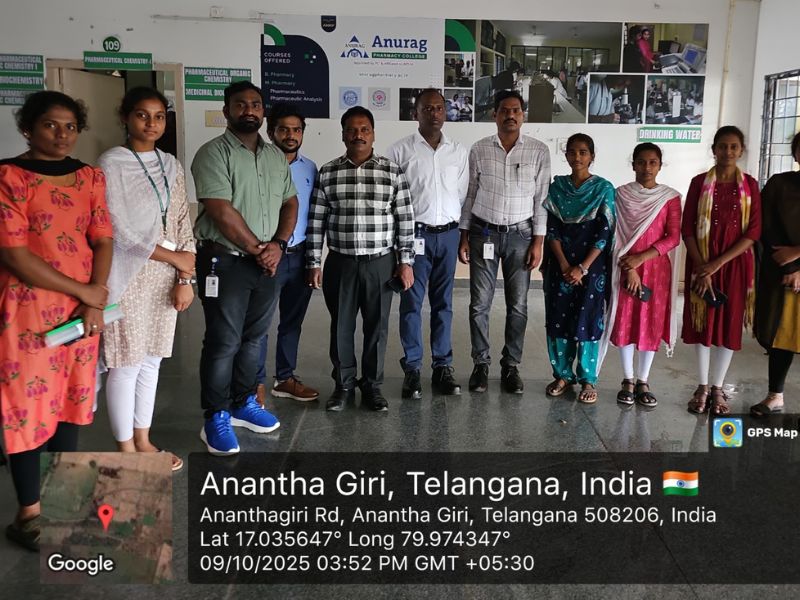 cohance lifesciences campus drive at anurag pharmacy college 2025