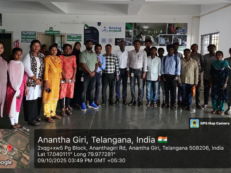 cohance lifesciences campus drive at anurag pharmacy college