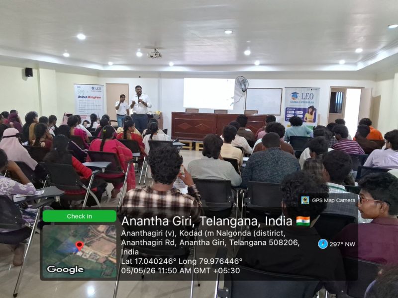 awareness program on study abroad opportunities by leo global overseas