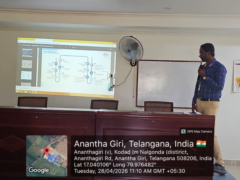 divis laboratories campus drive at anurag pharmacy college 2k26