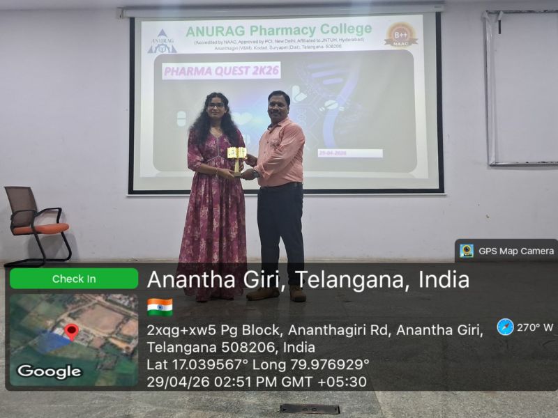 national seminar titled pharma quest 2026 – formulation and evaluation challenge