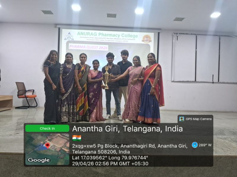 pharma quest 2026 – formulation and evaluation challenge at anurag pharmacy college