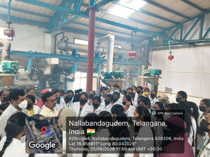 industrial visit to i thirst labs pvt. ltd. by anrp students