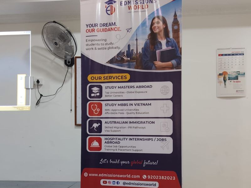 awareness program on study abroad opportunities at anurag pharmacy college 2k26